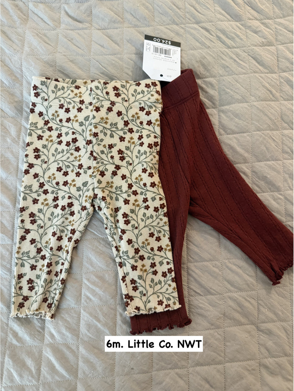 6m. Little Co. by Lauren Conrad Set of 2 Leggings NWT